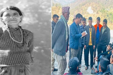 लेकमा गाइबस्तु हेर्न गोठमा बस्दै आएकी एकल महिलाको बिभत्स तरीकाले हत्या