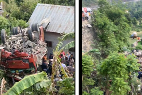 सिन्धुली बस दुर्घटना अपडेट : तालिम सकिएर फर्कदै गरेका ग्लोबल आईएमई बैंकका २५ जना कर्मचारी घाइते