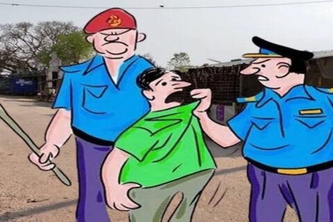 रेडियो चोरी गरेर भागेका एक व्यक्ति  ४७ वर्ष पछि स्याङ्जामा जेल चलान