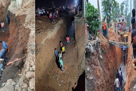 कावासोतीमा नाला खन्ने क्रममा माटोको ढिस्कोले पुरिएर तीन महिला मजदुरको मृत्यु