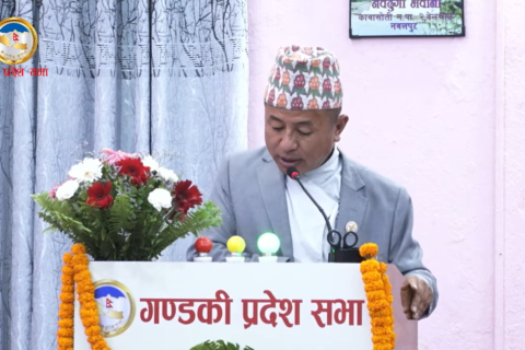 गण्डकी प्रदेश सभामा प्रदेश आर्थिक मामिला मन्त्री डा. टकराज गुरुङद्वारा प्रस्तुत बजेट Live