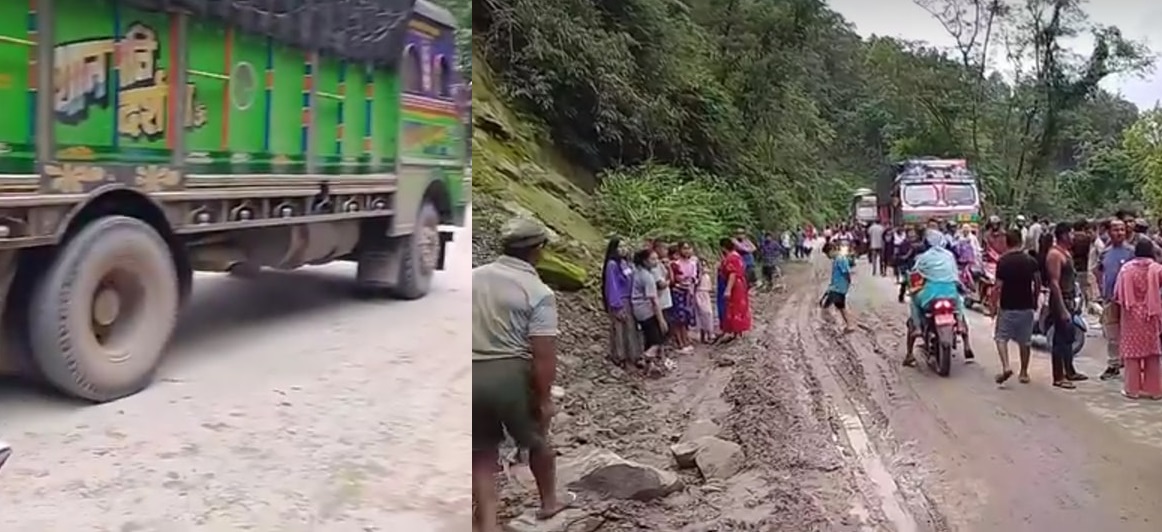 पाल्पामा ट्रक र स्कुटऱ ठोक्किंयो