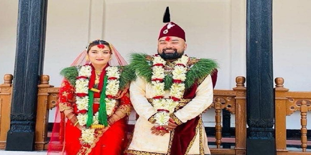 अरुणिमा लम्सालको कांग्रेस नेता युवराज श्रेष्ठसंग बिबाह