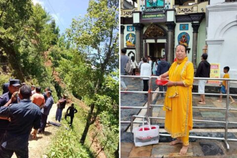 खोटाङमा पढाउन स्कुलतिर जाँदै गरेकी शिक्षिकाको पहिरोले पुरिएर मृत्यु
