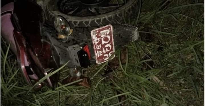 झापामा दुर्घटनाग्रस्त मोटरसाइकल