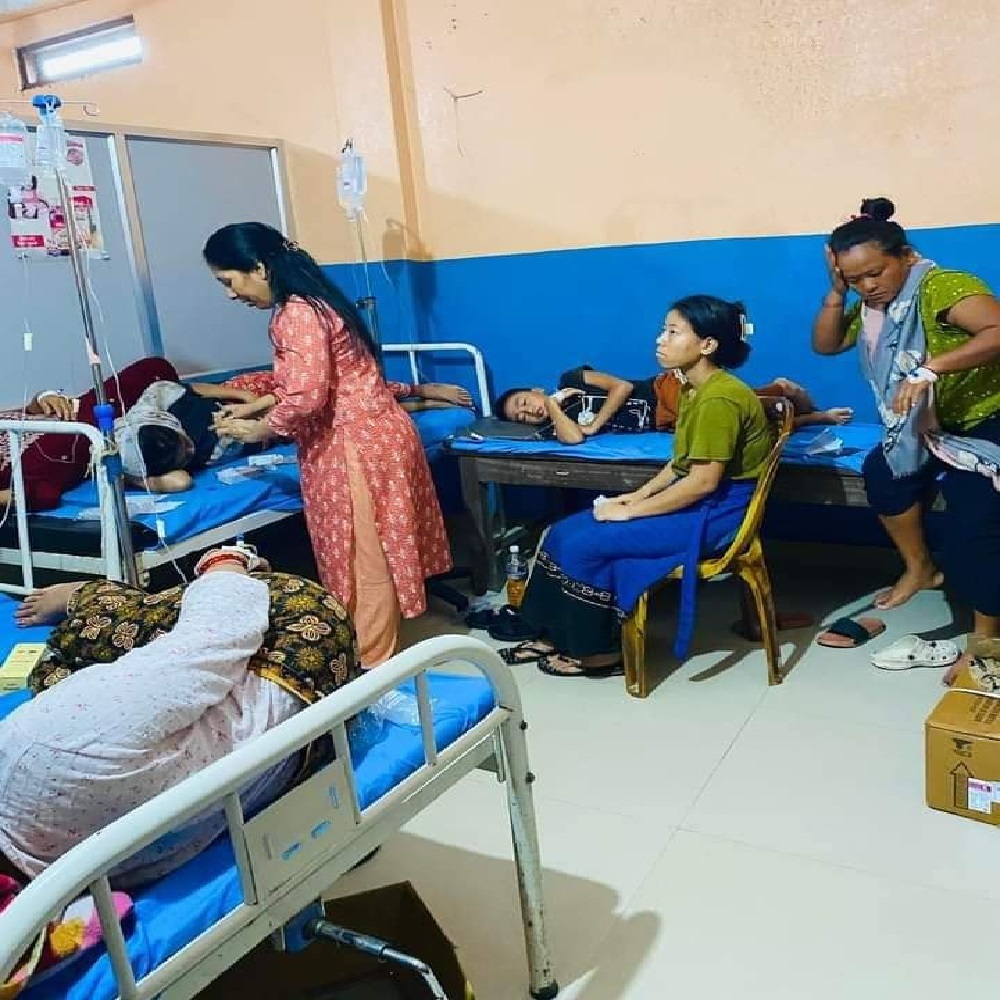 रुपन्देहीमा तीजको दर खाँदा बिरामी परेपछिउ उपचार हुँदै