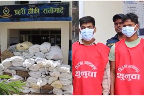 भन्सार छलिएको एक करोड बढी मूल्यको कपडा सहित हेटौंडाबाट दुई भारतीय समातिए