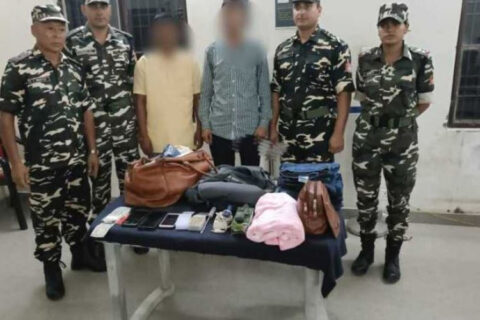 ठुलो मात्रामा गोलीसहित नेपाल छिर्न लागेका दुई भारतीय बनबासा सिमानाकाबाट समातिए