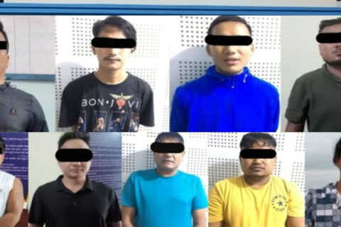 भारतीय ट्रक चालकलाई आगो लगाई हत्या गरेको आरोप लागेका नौ जना दुर्गा प्रसाईँ समर्थक झापा जेल चलान