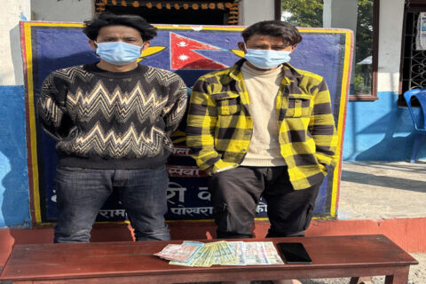 पोखरामा चोरेर काठमाण्डौमा बसेका स्याङजाका एक युवासहित दुई जना समातिए