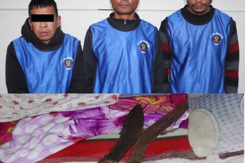 पोखराको बेगनासमा मध्यराती हतियार देखाएर लुटपाट : तीन जना पक्राउ