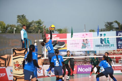 टाइगर कप भलिबलः बुधबार लिगका अन्तिम चरणका खेल हुने
