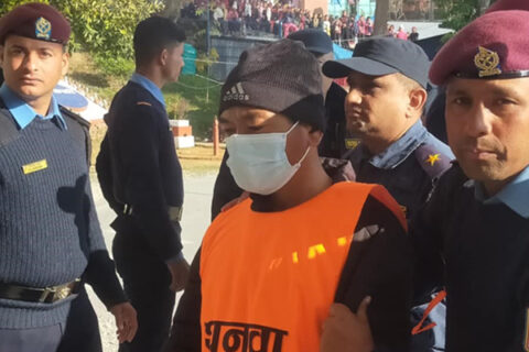 गोरखा बारपाककी सुचिना घलेको हत्या आरोपी मनशम्जेर गुरुङ कारागार चलान