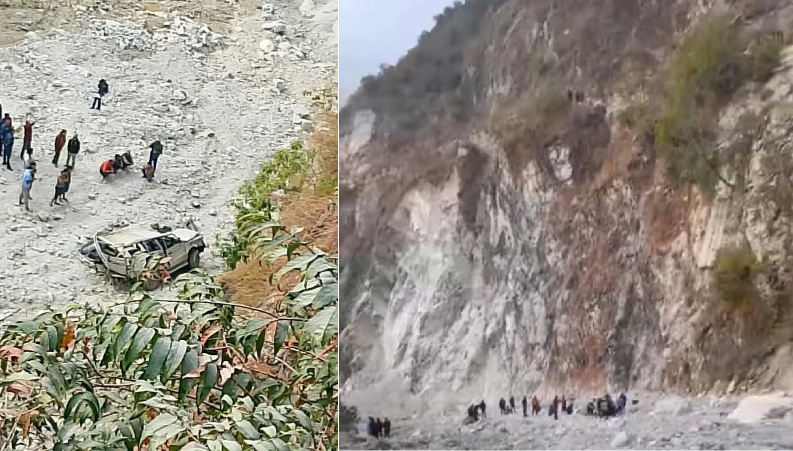 ओखलढुंगामा दुर्घटनाग्रस्त जिप