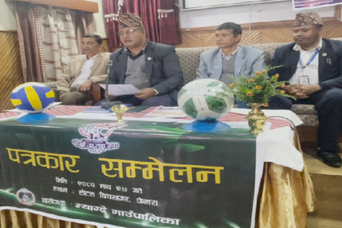 तनहुँको म्याग्दे गाउँपालिकामा फागुन १३ गतेदेखि  दोस्रो अध्यक्ष कप-२०८१’ हुँदै