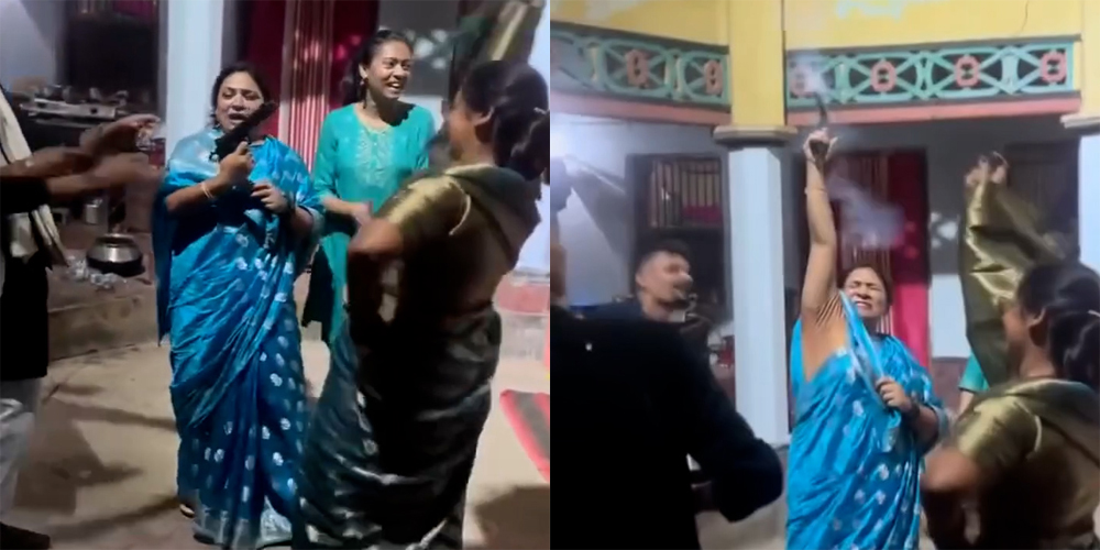 जसपा नेतृ डा. बबी सिंह यादव पार्टीमा नाच्दै पेस्तोल पड्काउदै