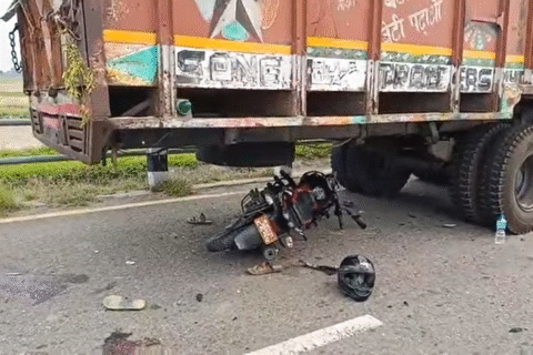 वीरगञ्जमा भारतीय ट्रकमा मोटरसाइकल ठोक्कियो : दुई जनाको मृत्यु ,  एक जना घाइते