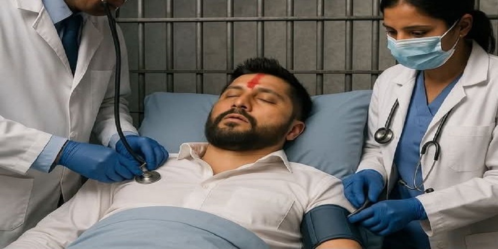 स्वास्थ्य जांच गाउदै रबि लामिछाने