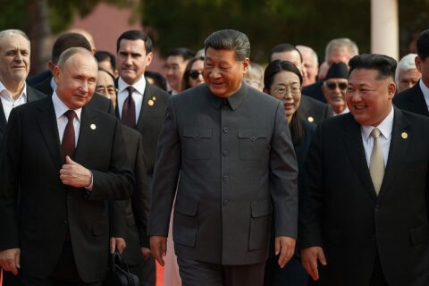 चीनको विजय दिवस परेडमा पहिलो पटक सार्वजनिक रुपमा संगै देखिए सी, पुटिन र किम