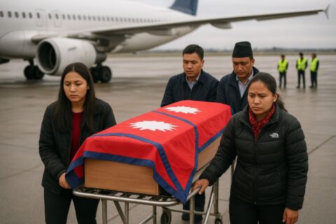 रोमानियामा मृत्यु भएका दुई नेपाली युवतीको शब नेपाल पठाइयो