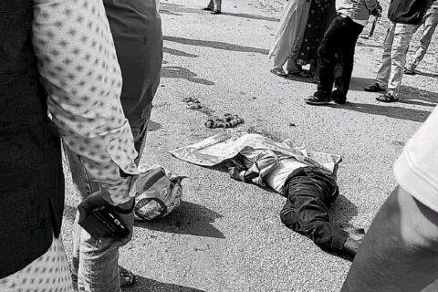 दाङको लमही बजारमा बसको ठक्करबाट पैदल यात्रीको घटनास्थलमै मृत्यु