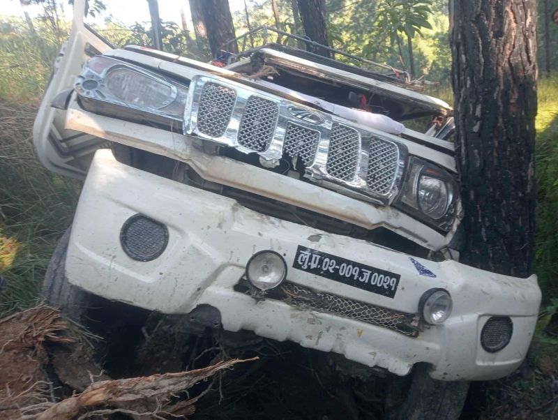सल्यानमा जन्ती बोकेको जिप दुर्घटना