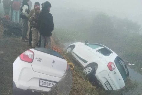 जनकपुरमा गएराती भारतीय कार दुर्घटना : एक जनाको घटनास्थलमै मृत्यु, तीन जना घाइते