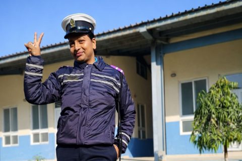 धनुषामा टिपरले मोटरसाइकललाई ठक्कर दिंदा ट्राफिक प्रहरी हवल्दारको मृत्यु
