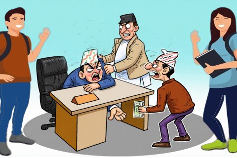 कञ्चनपुर बिद्युतका प्रमुख दास एकलाख ४० हजार रुपियाँ घुससहित पक्राउ