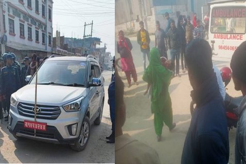 रास्वपा उम्मेदवारको गाडीको ठक्करबाट बालिकाको मृत्यु, चालक बेपत्ता