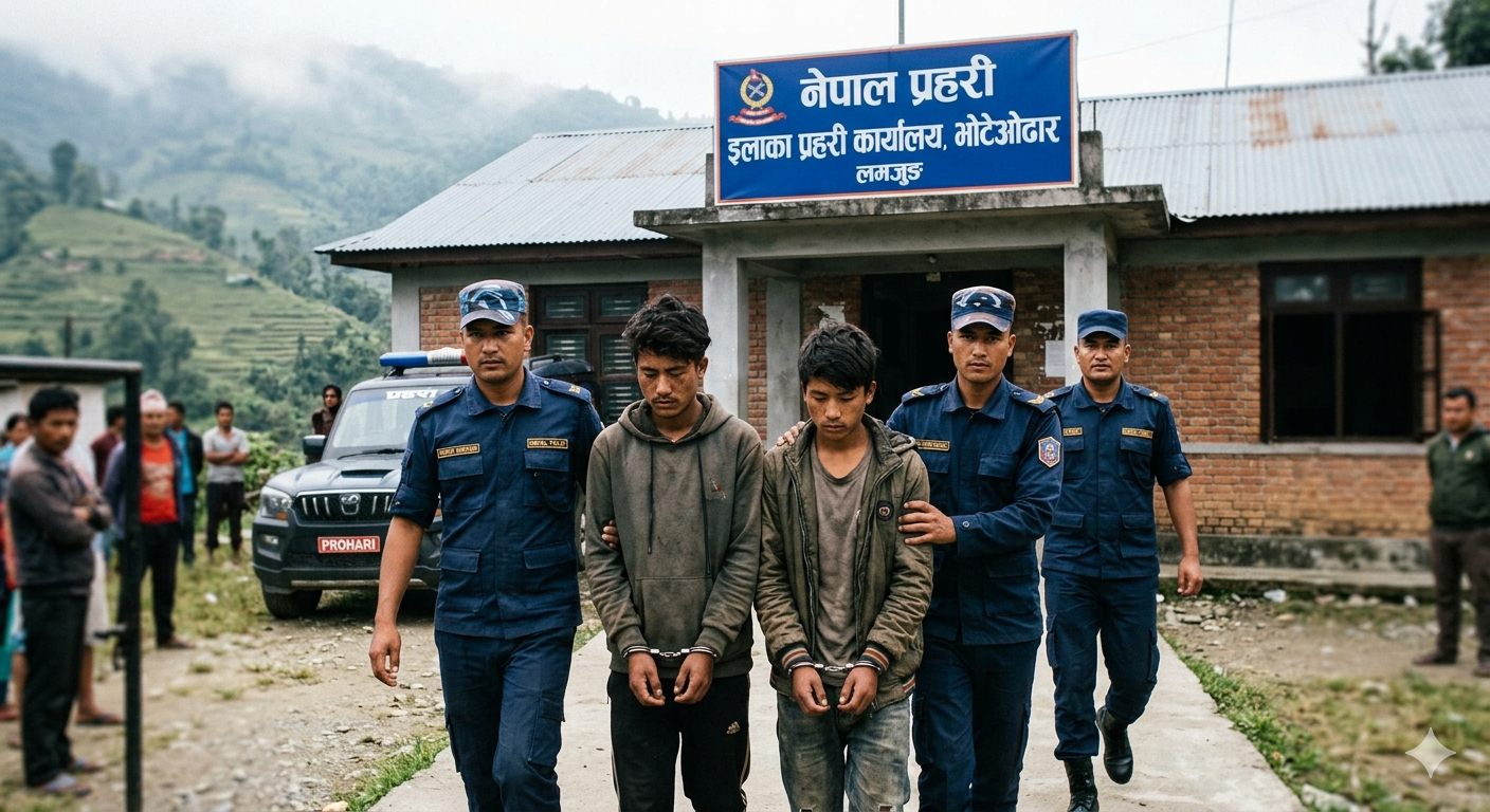 होटलका संचालकसहित दुई जना लागू औषध कारोबारी लमजुङमा पक्राउ