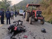 कालिगण्डकी करिडोरमा ट्याक्टर र मोटरसाइकल ठोक्किँदा छोराको मृत्यु, बुबा घाइते
