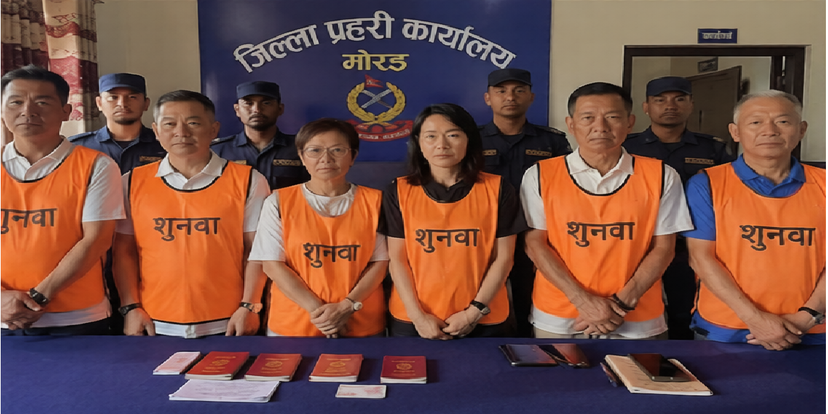 विराटनगरमा धर्मप्रचारकको आरोपमा ६ जना सिंगापुरका नागरिक पक्राउ