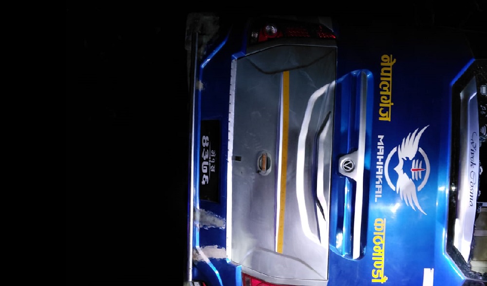 गएको मध्यराती कपिलबस्तुमा यात्रुवाहक बस दुर्घटना हुँदा २६ जना घाइते