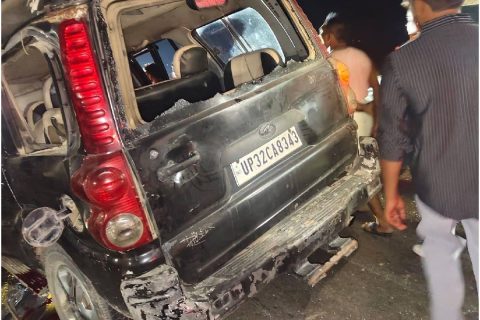 कपिलबस्तुमा भारतीय स्कर्पियो गाडी रोकि राखेको ट्रकमा ठोक्किंदा दुईको जनाको मृत्यु, तीन घाइते