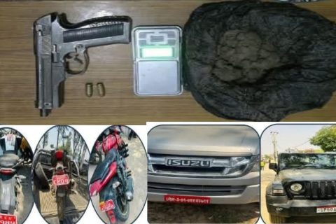 बाँकेको खजुराबाट पेस्तोल र खैरो हेरोईनसहित एक युवक पक्राउ