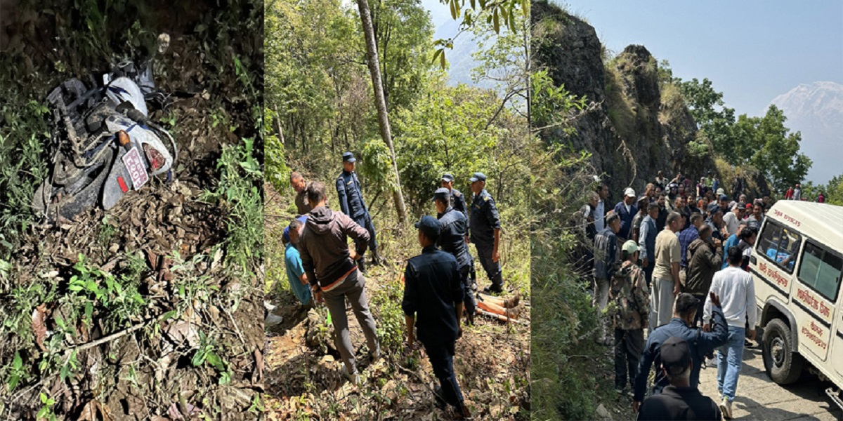 कास्कीको मादी गाउपालिकामा मोटरसाइकल दुर्घटना : अधिकारीको घटनास्थलमै मृत्यु