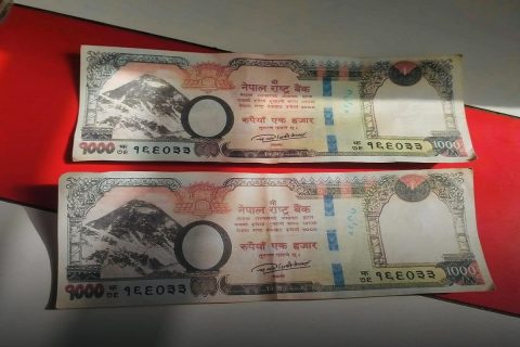 बागलुङको ताराखोलामा भेट्टिए, दुई थान नक्कली नोट