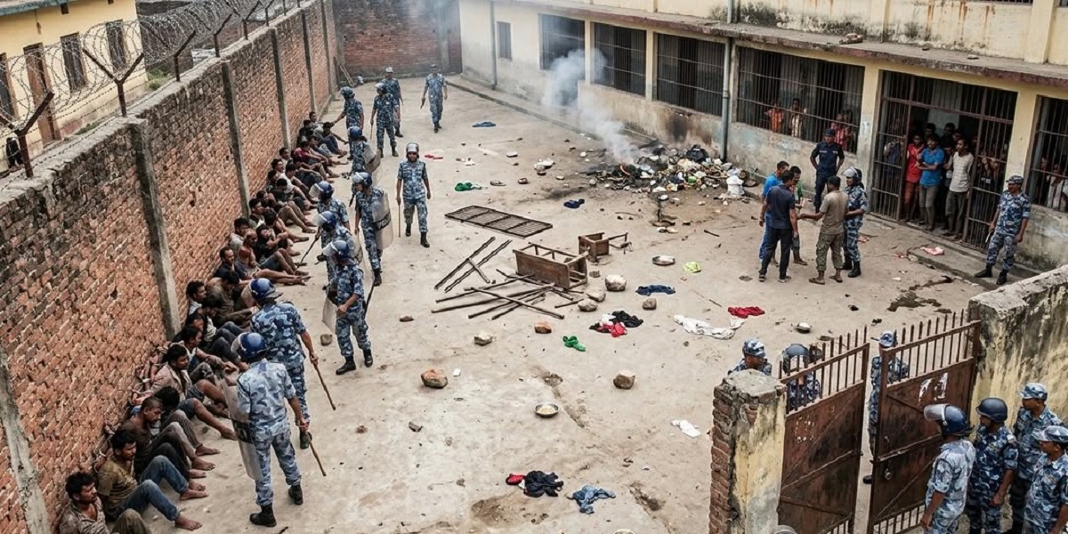 सिरहा कारागारमा फेरि तनाव : २३ जना कैदी प्रहरी नियन्त्रणमा