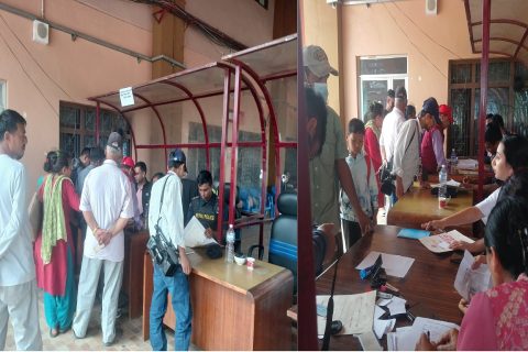 दशरथ रंगशालास्थित होल्डिङ सेन्टरको सम्पर्कमा २३ परिवार