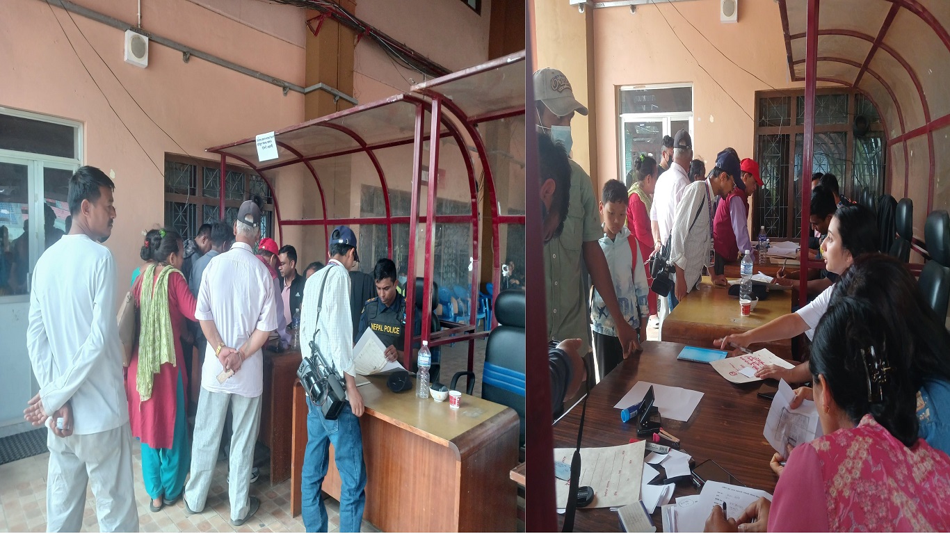 दशरथ रंगशालास्थित होल्डिङ सेन्टरको सम्पर्कमा २३ परिवार