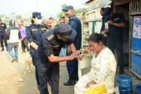 बिना अबरोध शान्तिपूर्ण तवरमा हटे थापाथलीका सुकुम्वासी