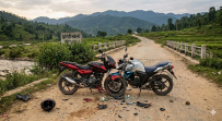 नवलपुरको झरहीखोलामा दुई मोटरसाइकल ठोक्किंदा नेपाली सेनाका जवानको मृत्युु, अन्य तीन जना घाइते