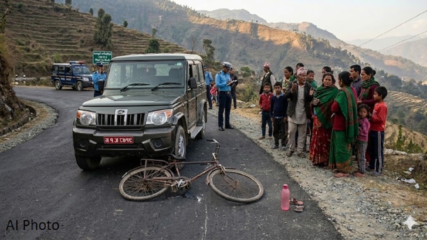 कास्कीको अन्नपूर्ण गाउपालिकामा बोलेरोले साइकललाई ठक्कर दिंदा सात वर्षीया बालिकाको निधन