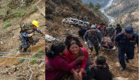 रोल्पा जिप दुर्घटना अपडेट : मृत्यु भएका २० मध्ये चार जनाको खुल्यो पहिचान, शब बाटोमा ल्याइदै