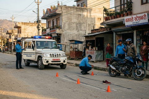 तनहुँमा पर्यटक मिनीबसको ठक्ककरबाट ७० वर्षीय वृद्धको मृत्यु