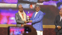 ओलम्पियन टीका बहादुर बोगटी पोखरामा ‘लाइफटाइम एचिभ्मेन्ट अवार्ड’ बाट सम्मानित