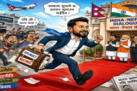 रवि लामिछाने आज भारत जाँदै : नयाँदिल्लीमा उच्चस्तरीय भेटवार्ता गर्ने