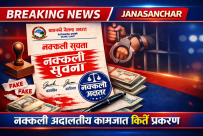 काठमाडौँ जिल्ला अदालतको लेटरप्याड र न्यायाधीशको दस्तखत किर्ते गर्ने गोरखाका युवा पक्राउ