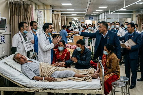 १० प्रतिशत निःशुल्क उपचार सेवा लागू गर्ने बिषयमा सरकार र अस्पतालका सञ्चालकहरु विवाद :सरकार भन्छ, “कार्यन्बयन गर्नुको विकल्प छैन”